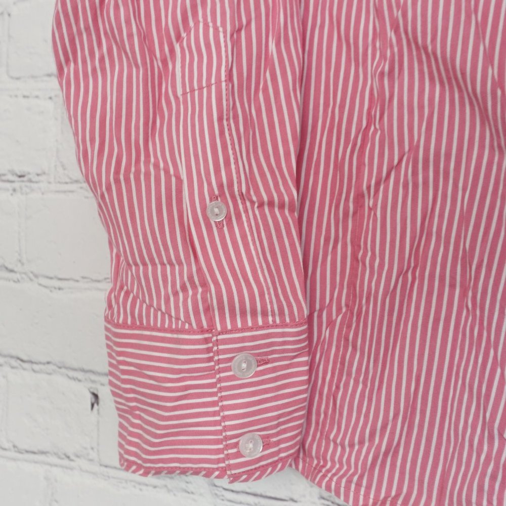 Liz Claiborne  Pink Stripe Dress Shirt - Picture 3 of 5